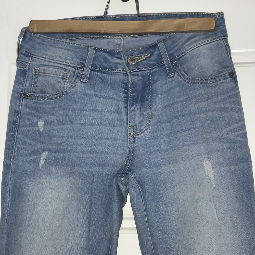 Light Blue Old Navy Rockstar Skinny Jeans Sz 0